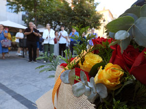 Diada Nacional 2026. Homenatge floral a Carles Rahola a la Rambla de la Llibertat