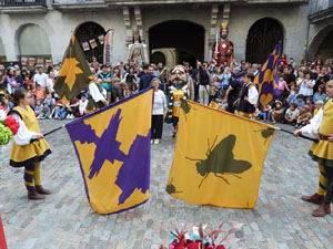 Toc de Rams. Cerim&ograve;nia del canvi de rams de les gegantes