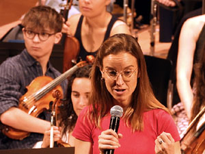 Festival Notes al parc 2022. Assaig de la Jove Orquestra de les Comarques Gironines