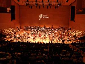 Festival Notes al parc 2022. Assaig de la Jove Orquestra de les Comarques Gironines