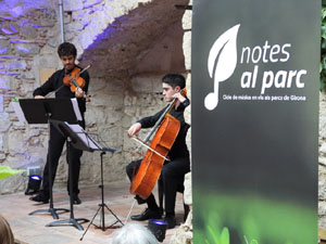 Festival Notes al parc 2022. Jaume Ferrer i Miquel Mu&ntilde;iz