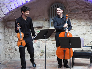 Festival Notes al parc 2022. Jaume Ferrer i Miquel Mu&ntilde;iz