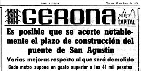 Article del diari 'Los Sitios de Gerona' del 15/6/1973