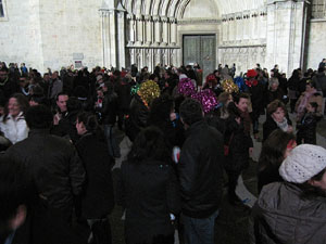 Les campanades de cap d'any a la Catedral 