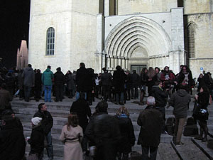 Les campanades de cap d'any a la Catedral 