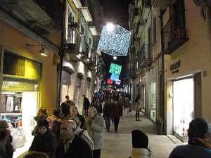 Els carrers il·luminats