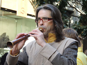 Cercavila pel barri del Mercadal amb gegants, capgrossos i bastoners