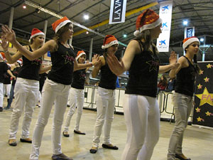 Inauguració de la pista de gel a Fira de Girona