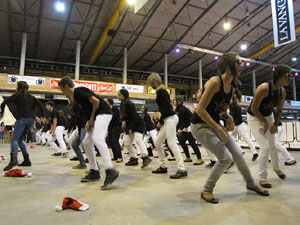 Inauguració de la pista de gel a Fira de Girona