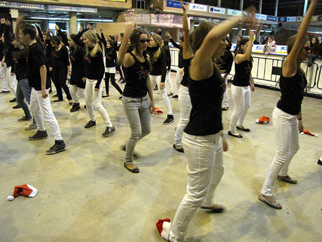 Inauguració pista de gel a Fira de Girona