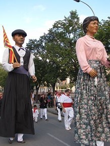 Trobada de gegants: la cercavila