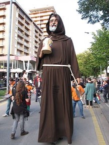 Trobada de gegants: la cercavila