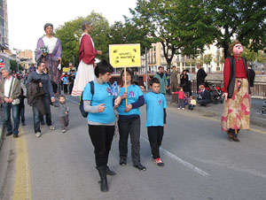 Trobada de gegants: la cercavila