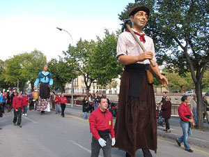 Trobada de gegants: la cercavila
