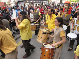 Trobada de gegants: la cercavila