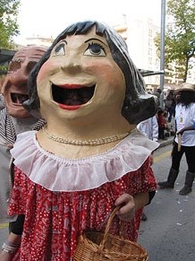 Trobada de gegants: la cercavila