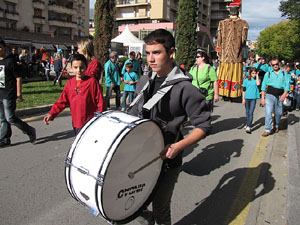 Trobada de gegants: la cercavila