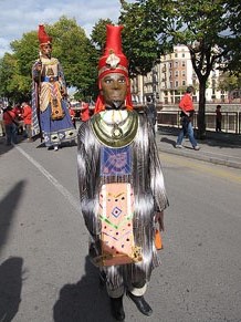 Trobada de gegants: la cercavila