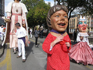 Trobada de gegants: la cercavila