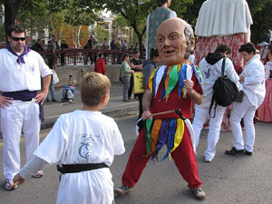 Trobada de gegants: la cercavila