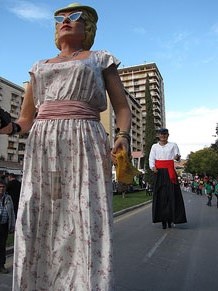 Trobada de gegants: la cercavila
