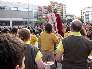 Trobada de gegants: la ballada