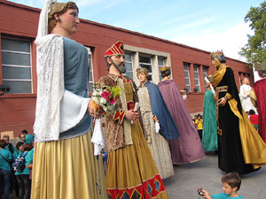 Trobada de gegants: la ballada