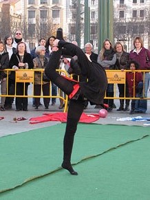 Gimnàstica rítmica. Plaça de la Constitució