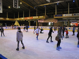 Pista de gel a Fira de Girona