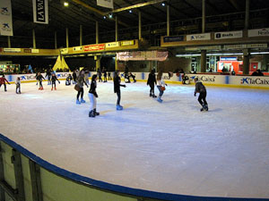Pista de gel a Fira de Girona