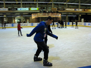 Pista de gel a Fira de Girona