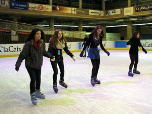 Pista de gel a Fira de Girona