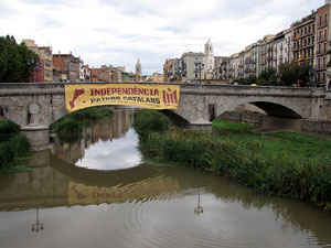 Ambient a Girona i preparaci&oacute; de la Via Catalana