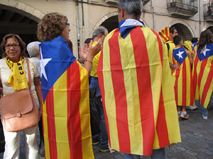 Ambient a Girona i preparaci&oacute; de la Via Catalana