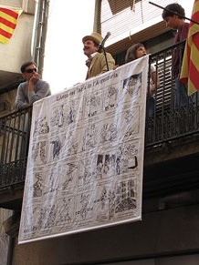 Lectura de l'Auca del Tarl&agrave; de l'Argenteria