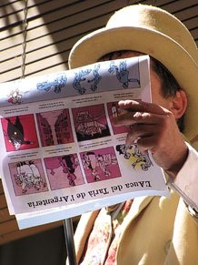 Lectura de l'Auca del Tarl&agrave; de l'Argenteria