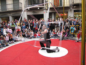 Espectacle de circ a c&agrave;rrec de CIRCO LOS
