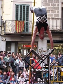 Espectacle de circ a c&agrave;rrec de CIRCO LOS