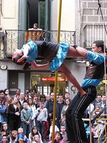Espectacle de circ a c&agrave;rrec de CIRCO LOS