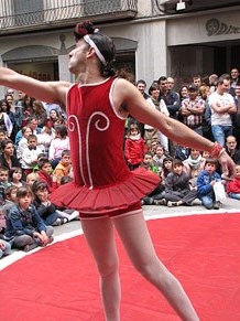 Espectacle de circ a c&agrave;rrec de CIRCO LOS