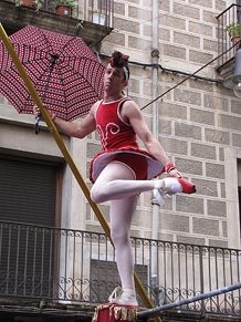 Espectacle de circ a c&agrave;rrec de CIRCO LOS