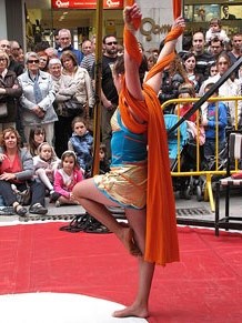 Espectacle de circ a c&agrave;rrec de CIRCO LOS