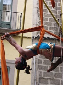 Espectacle de circ a c&agrave;rrec de CIRCO LOS