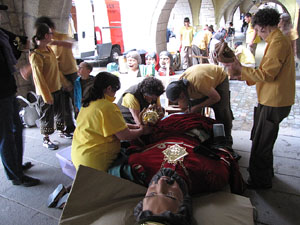 Arribada de la Flama del Canig&oacute; 2013