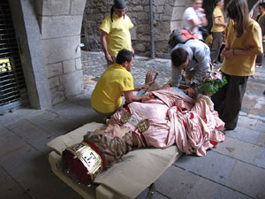 Arribada de la Flama del Canig&oacute; 2013
