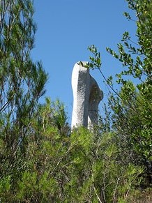 Girona, llindar d'Europa. Escultura de Bonaventura Ans&oacute;n