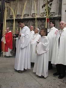 Diumenge de Rams. Benedicció de les palmes