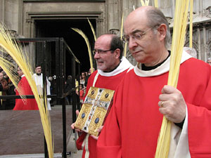 Diumenge de Rams. Benedicci&oacute; de les palmes