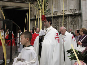 Diumenge de Rams. Benedicci&oacute; de les palmes
