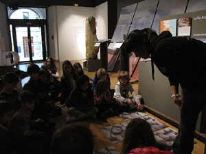 Taller de mosaic romà al Museu d'Història de la Ciutat